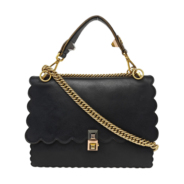 Kan I Medium Calfskin Black
