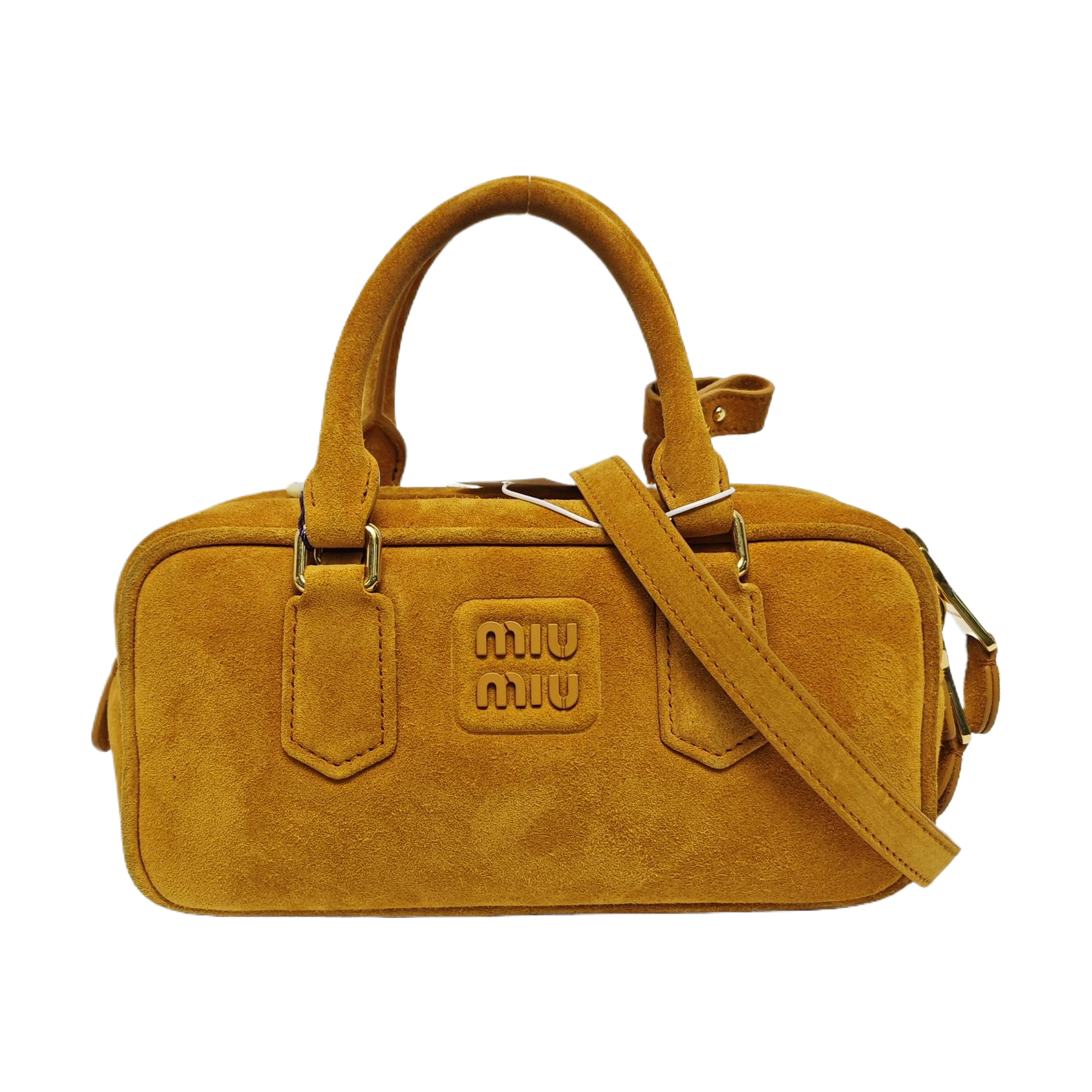 Arcadie Small Suede Yellow