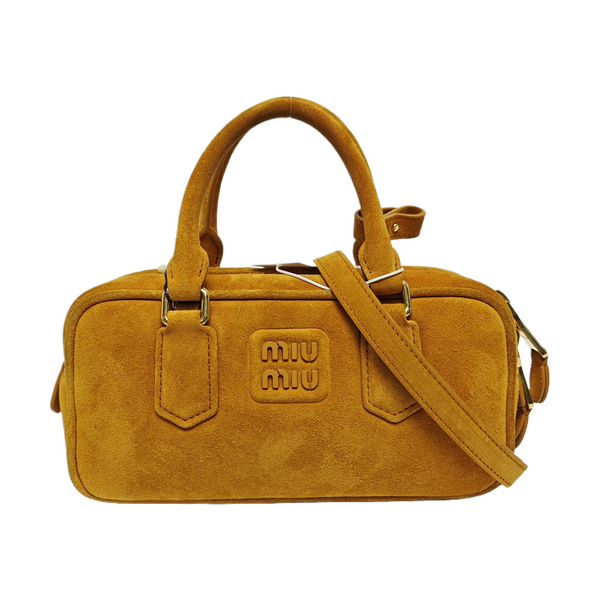 Arcadie Small Suede Yellow