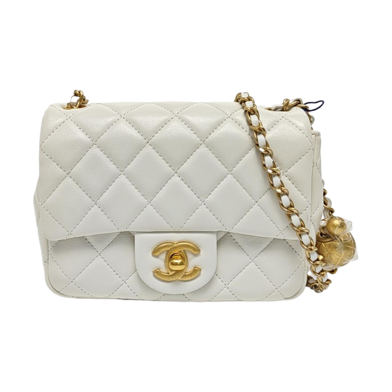 CLASSIC FLAP Mini Quilted Lambskin Green