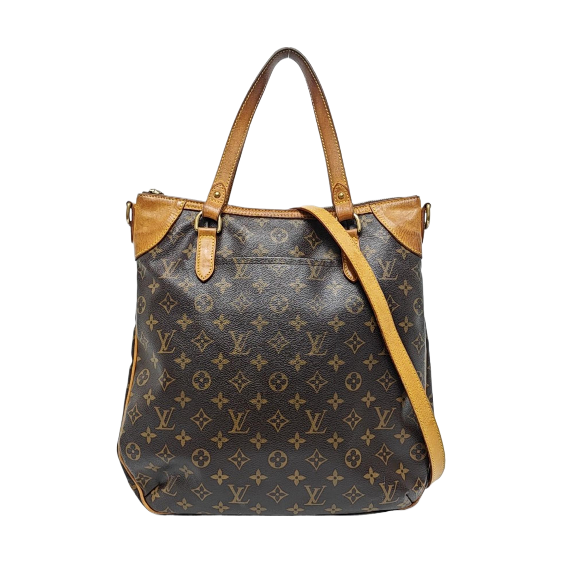 ODEON Monogram Coated Canvas Brown