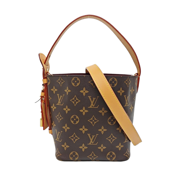 ALL IN Monogram Coated Canvas Brown