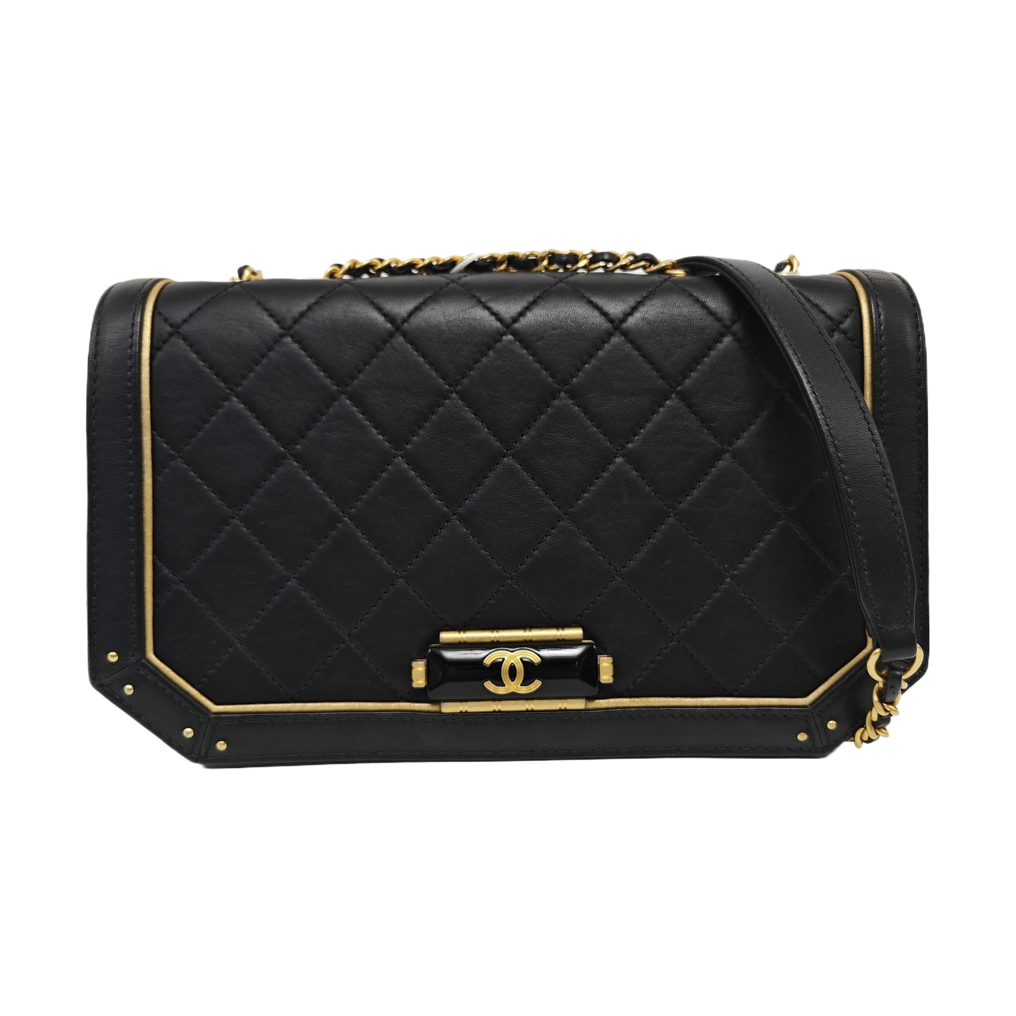 Quilted Lambskin Black