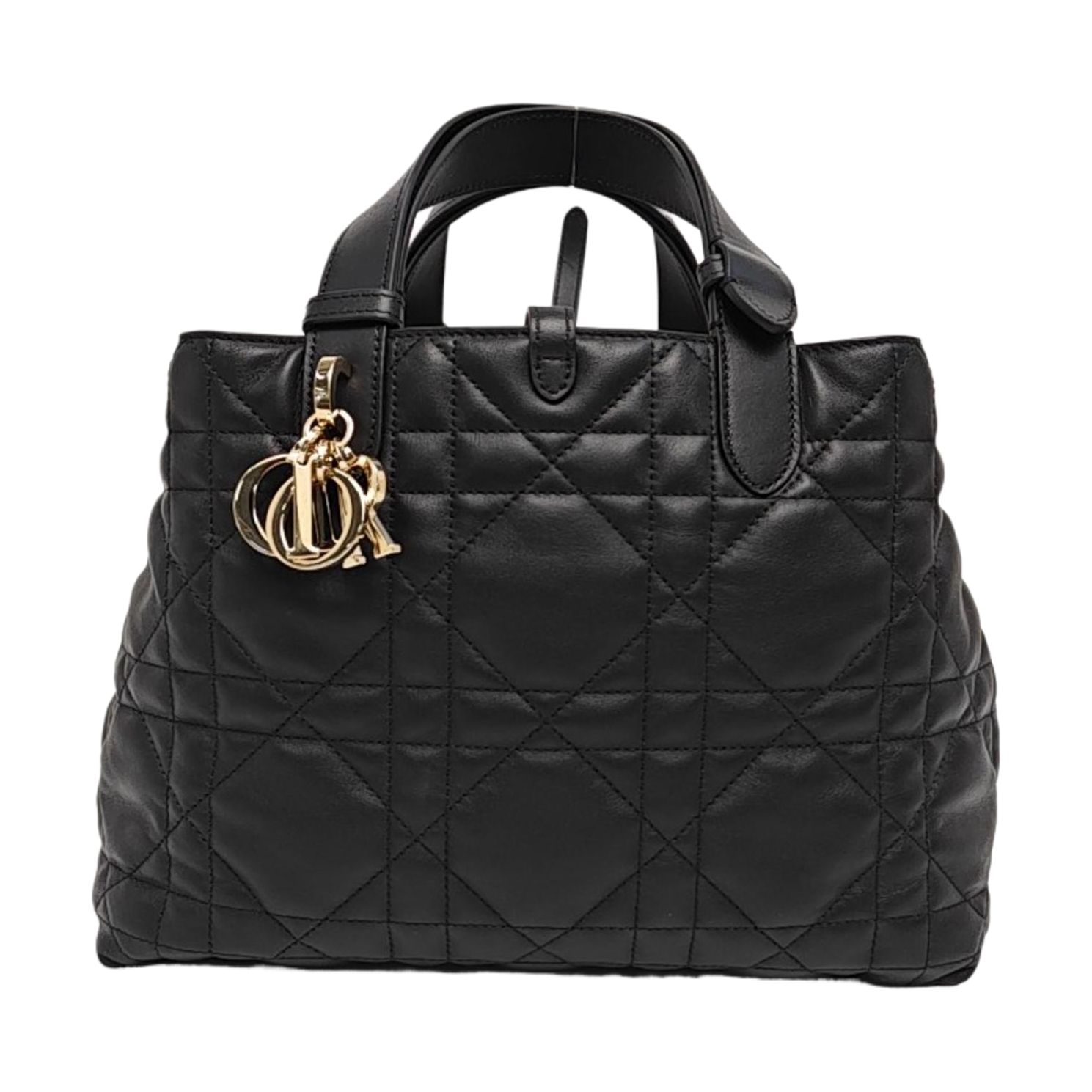Toujours Medium Cannage Calfskin Black