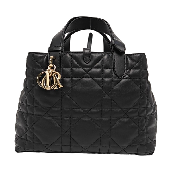Toujours Medium Cannage Calfskin Black
