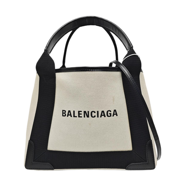 Navy Mini Canvas White