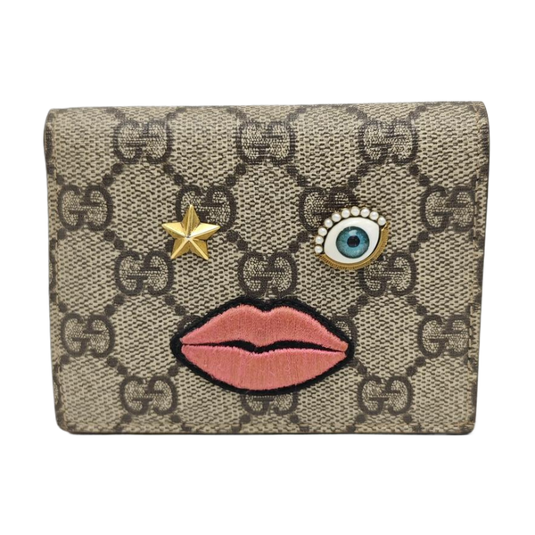 Monogram Coated Canvas Wallet Black