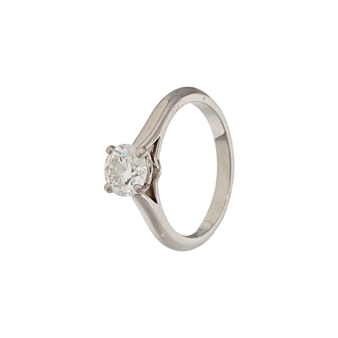 Platinum 950 Silver Ring EU 47