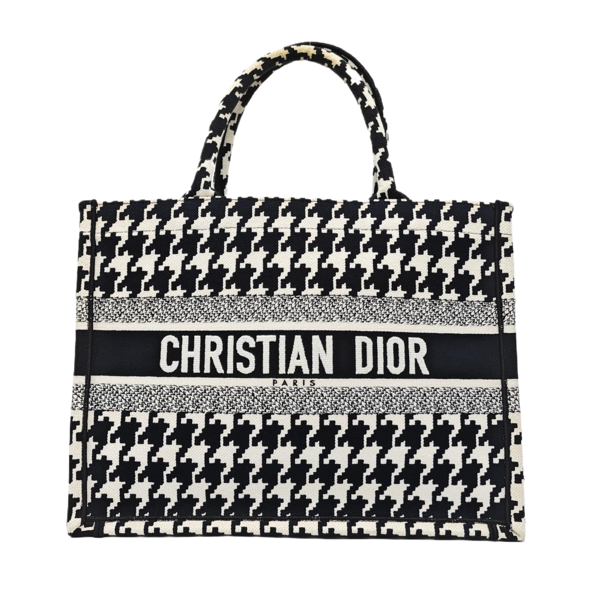 Book Tote Medium Fabric Black