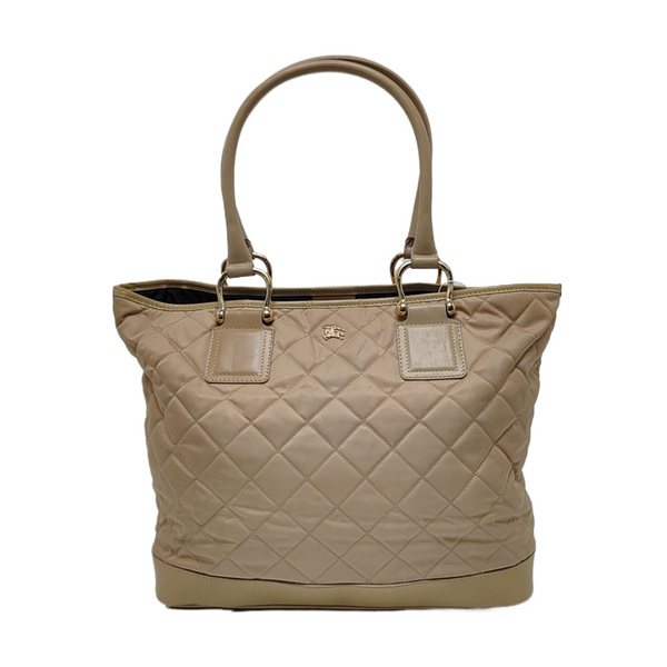 Quilted Nylon Beige