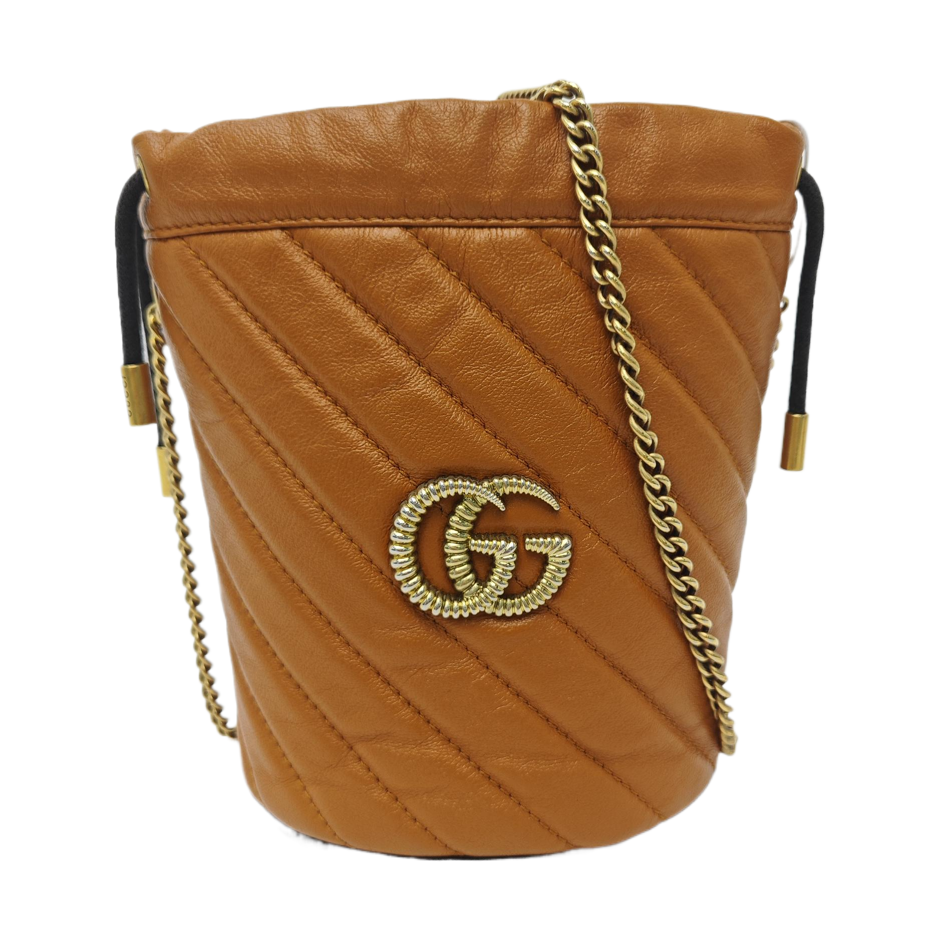 GG Marmont Mini Quilted Calfskin Yellow