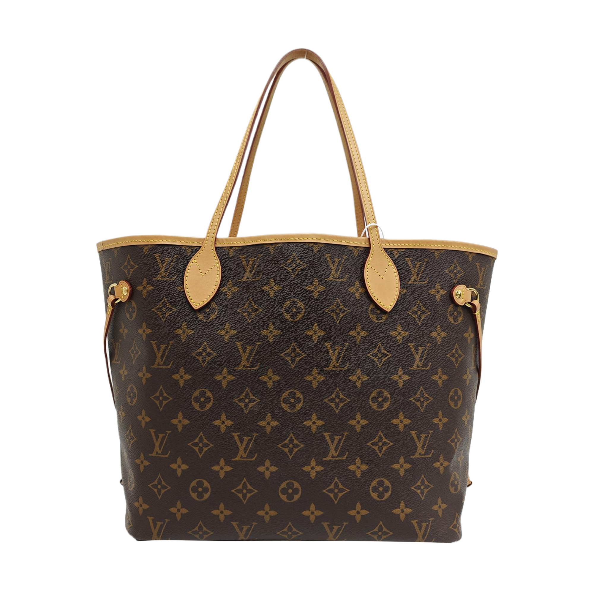 NEVERFULL MM Monogram Coated Canvas Brown