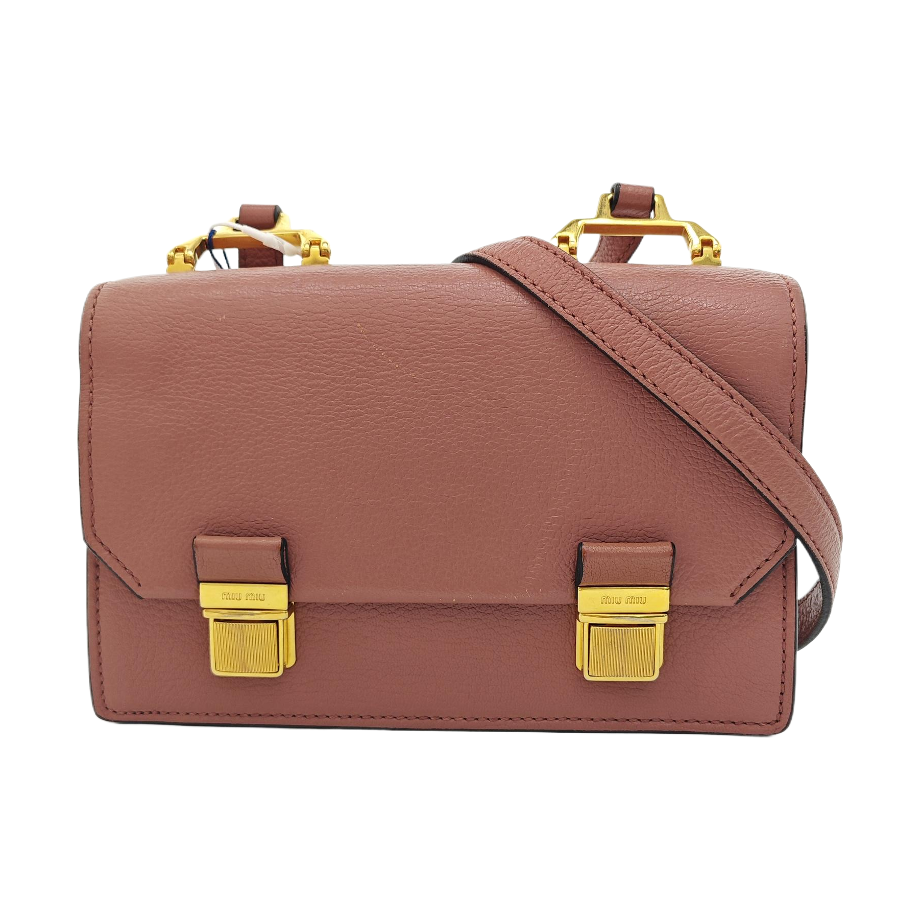 Calfskin Shoulder Bag Pink