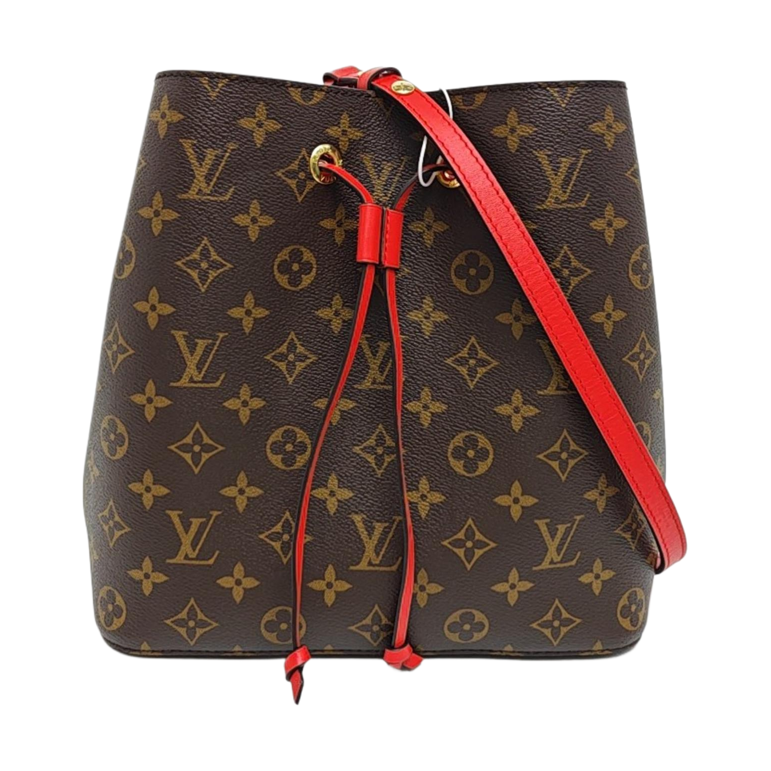 NÉONOÉ MM Monogram Coated Canvas Brown