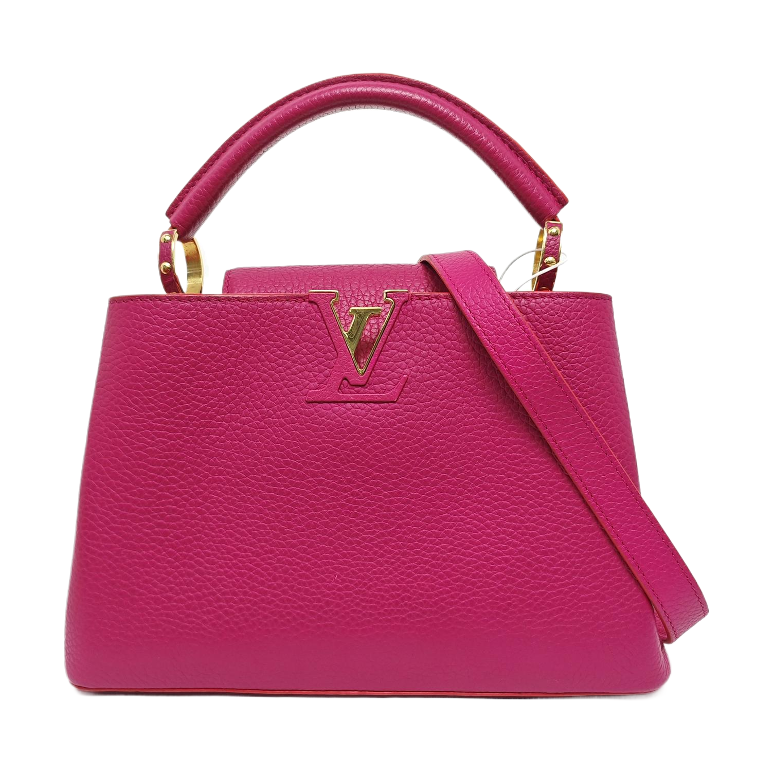 Authenticated pre-owned  CAPUCINES BB Calfskin Pink - Shoulder Bag at Looply