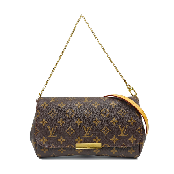 FAVORITE MM Monogram Coated Canvas Brown