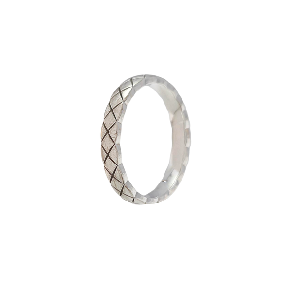 COCOCRUSH 18k White Gold Silver Ring EU 56