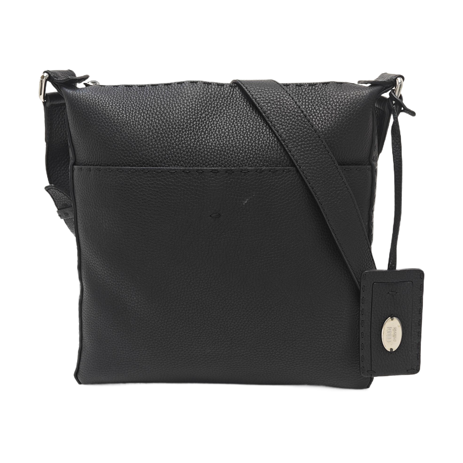 Calfskin Shoulder Bag Black