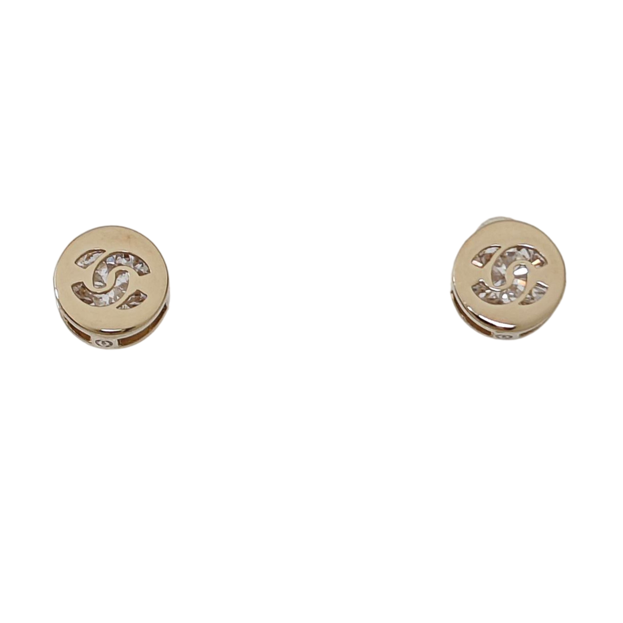 Metal Gold Stud Earrings