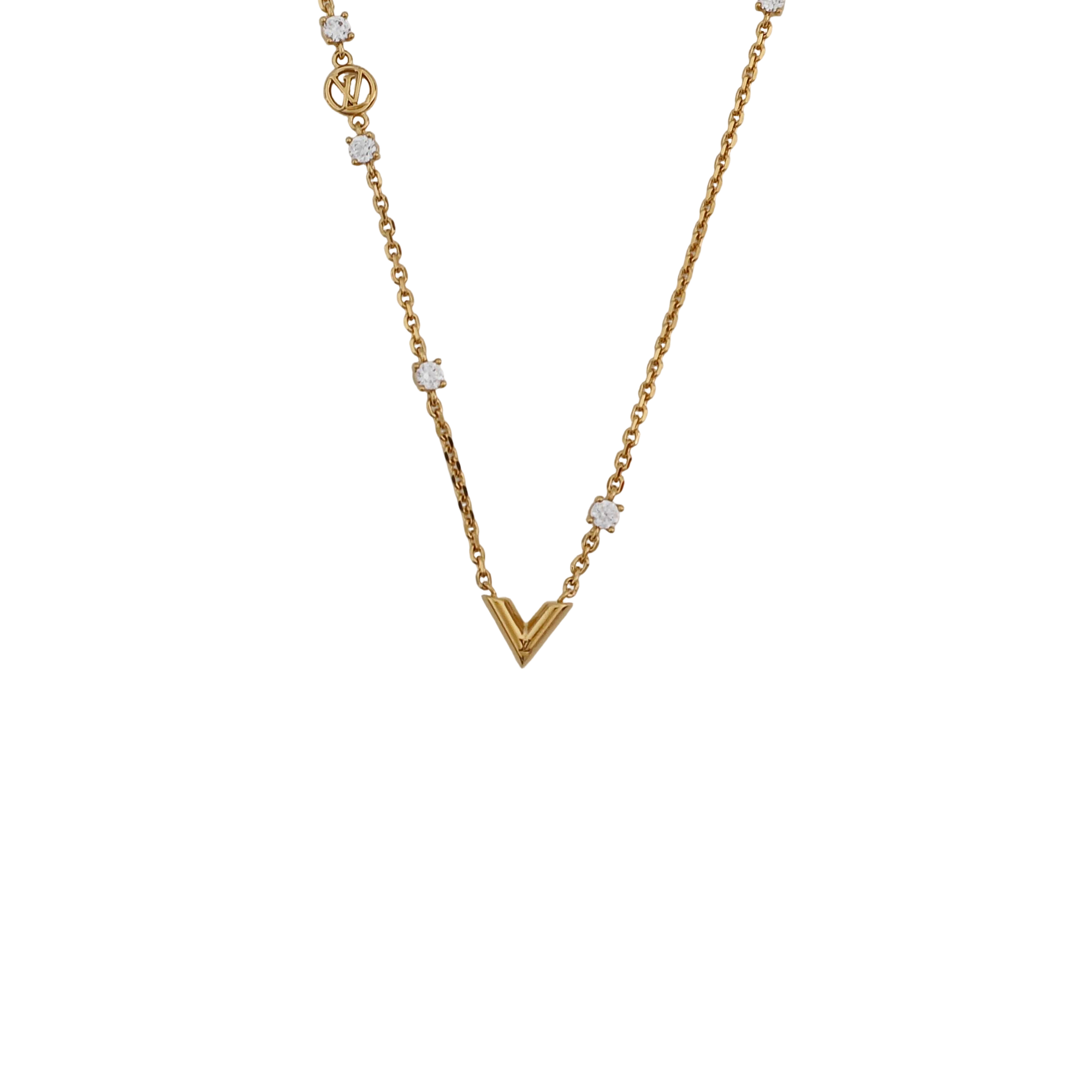 LV &amp; ME Metal Gold Necklace