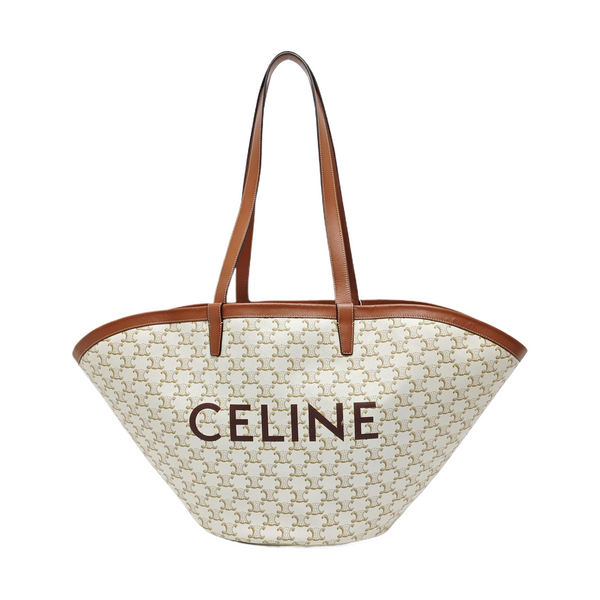 COUFFIN Large Coated Canvas White