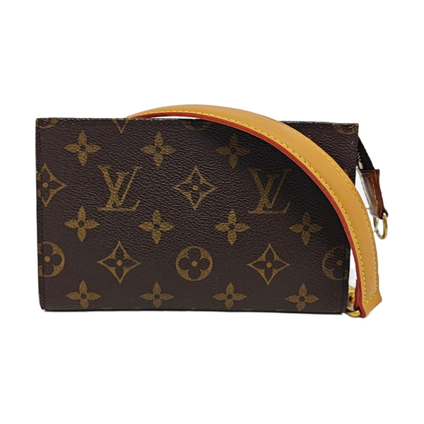 BUCKET Monogram Coated Canvas Brown