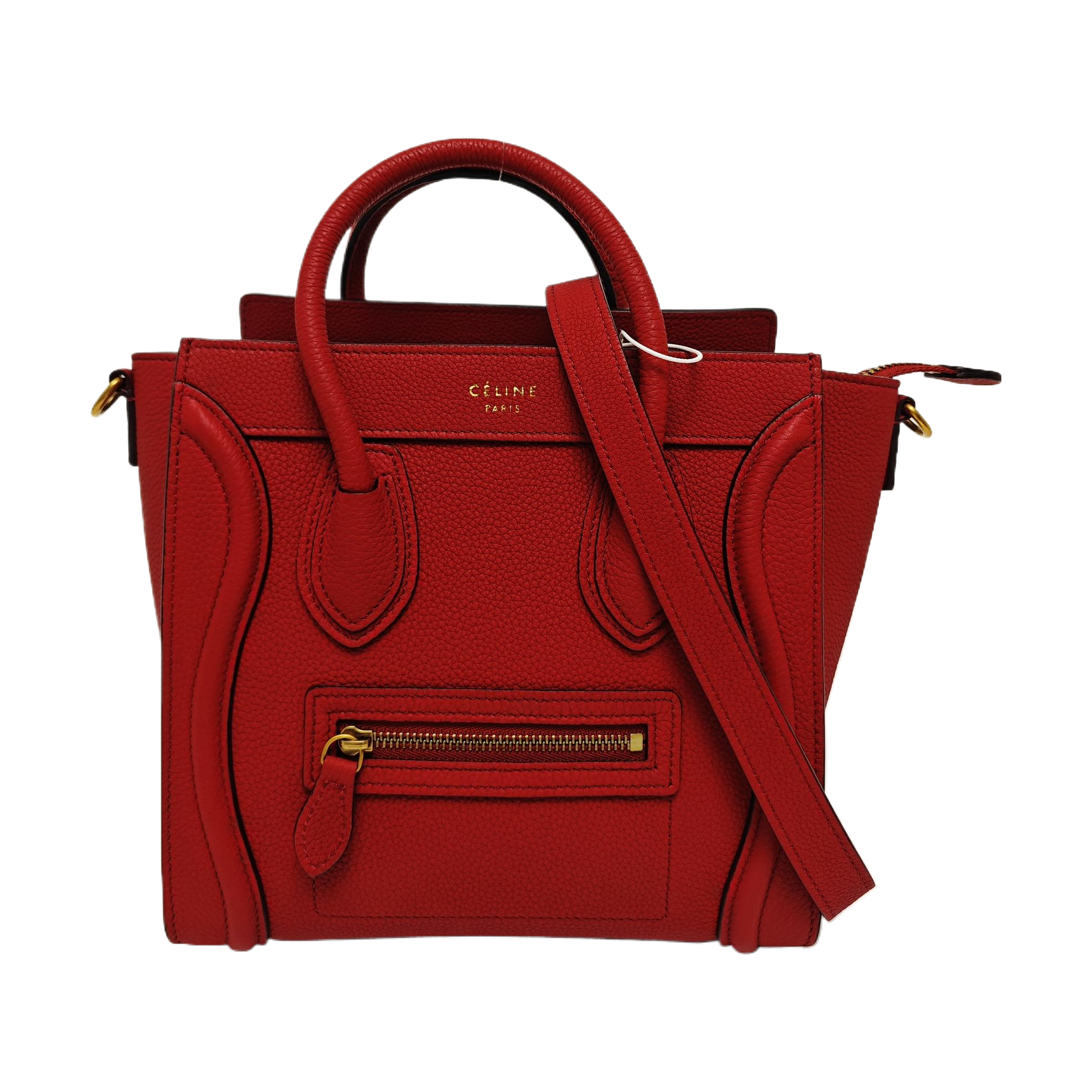LUGGAGE Nano Calfskin Red
