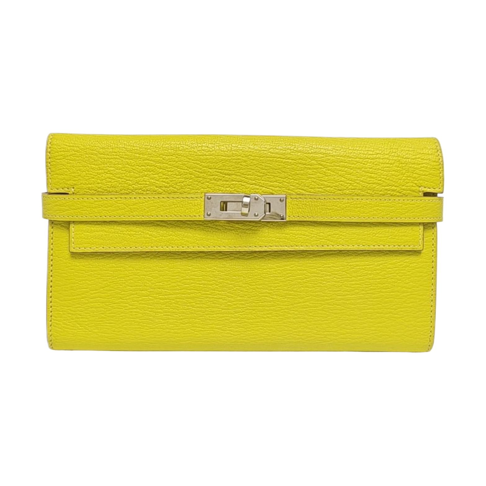 Kelly 19 Chèvre Mysore Yellow Wallet