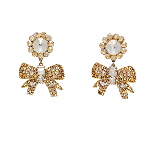 Metal Gold Clip On Earrings
