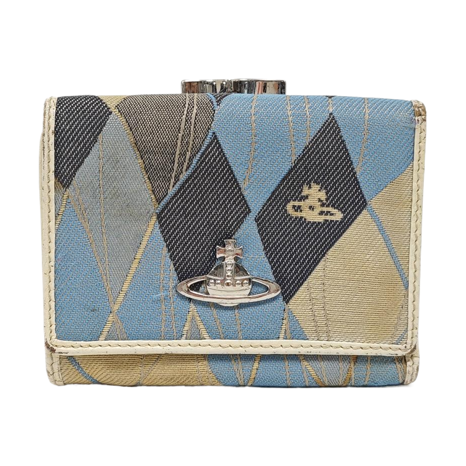 Fabric Wallet Blue