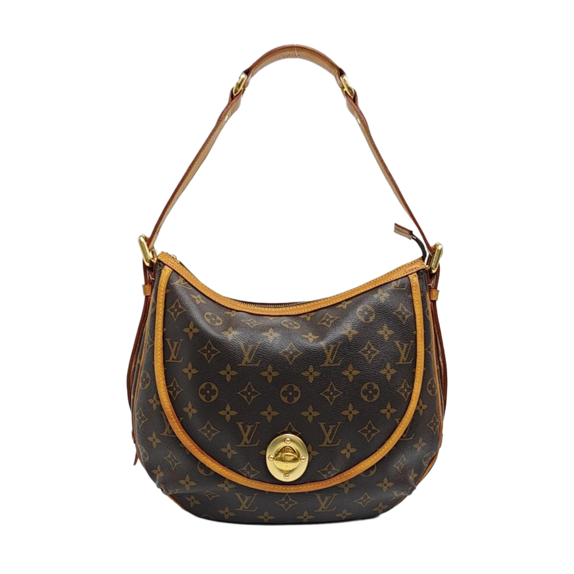 TULUM GM Monogram Coated Canvas Brown