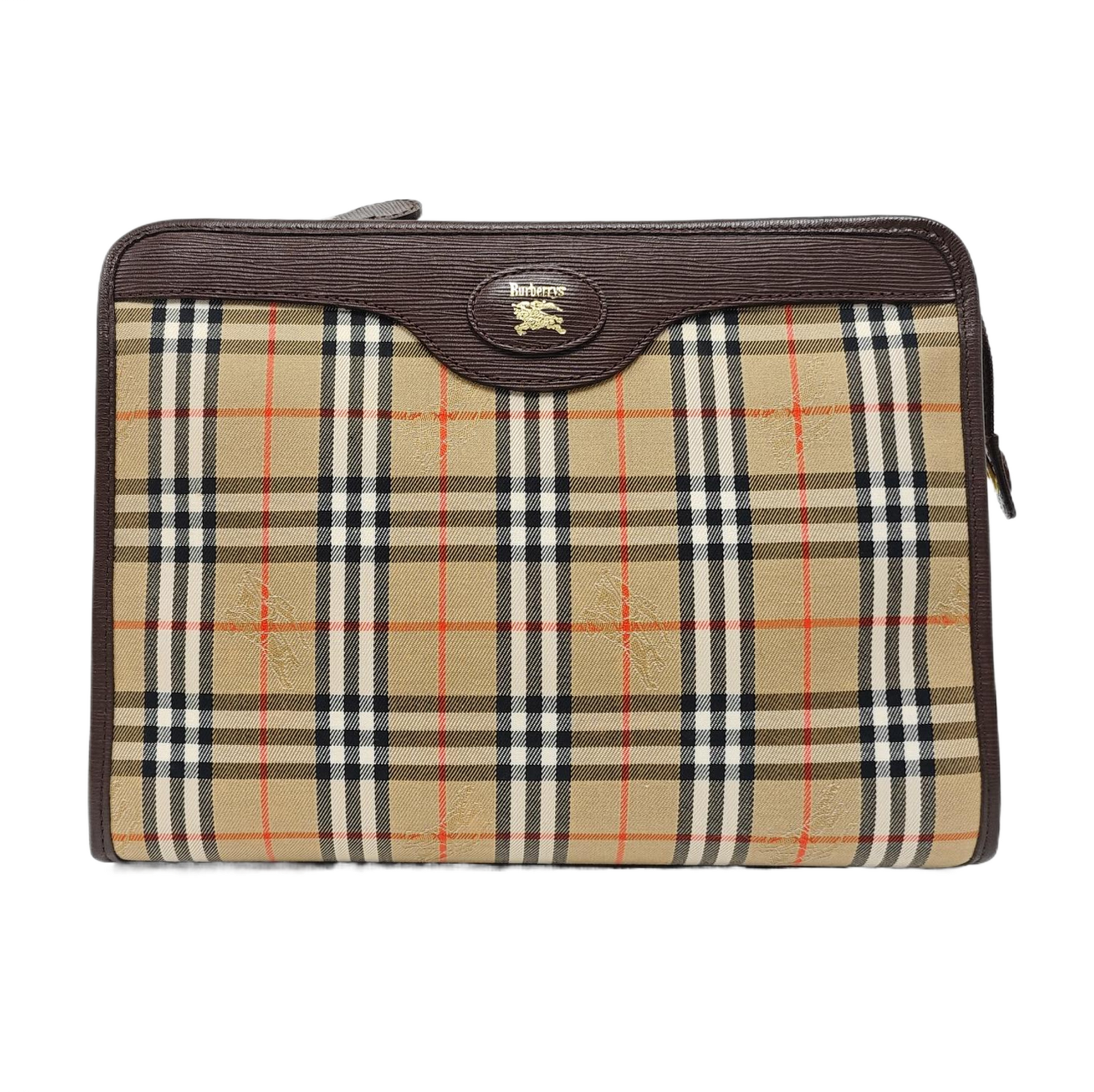 Canvas Clutch Beige
