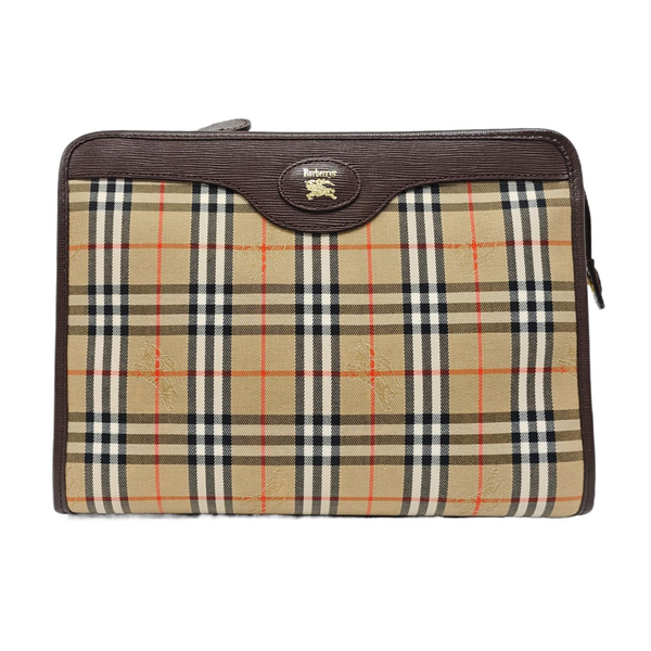 Canvas Clutch Beige