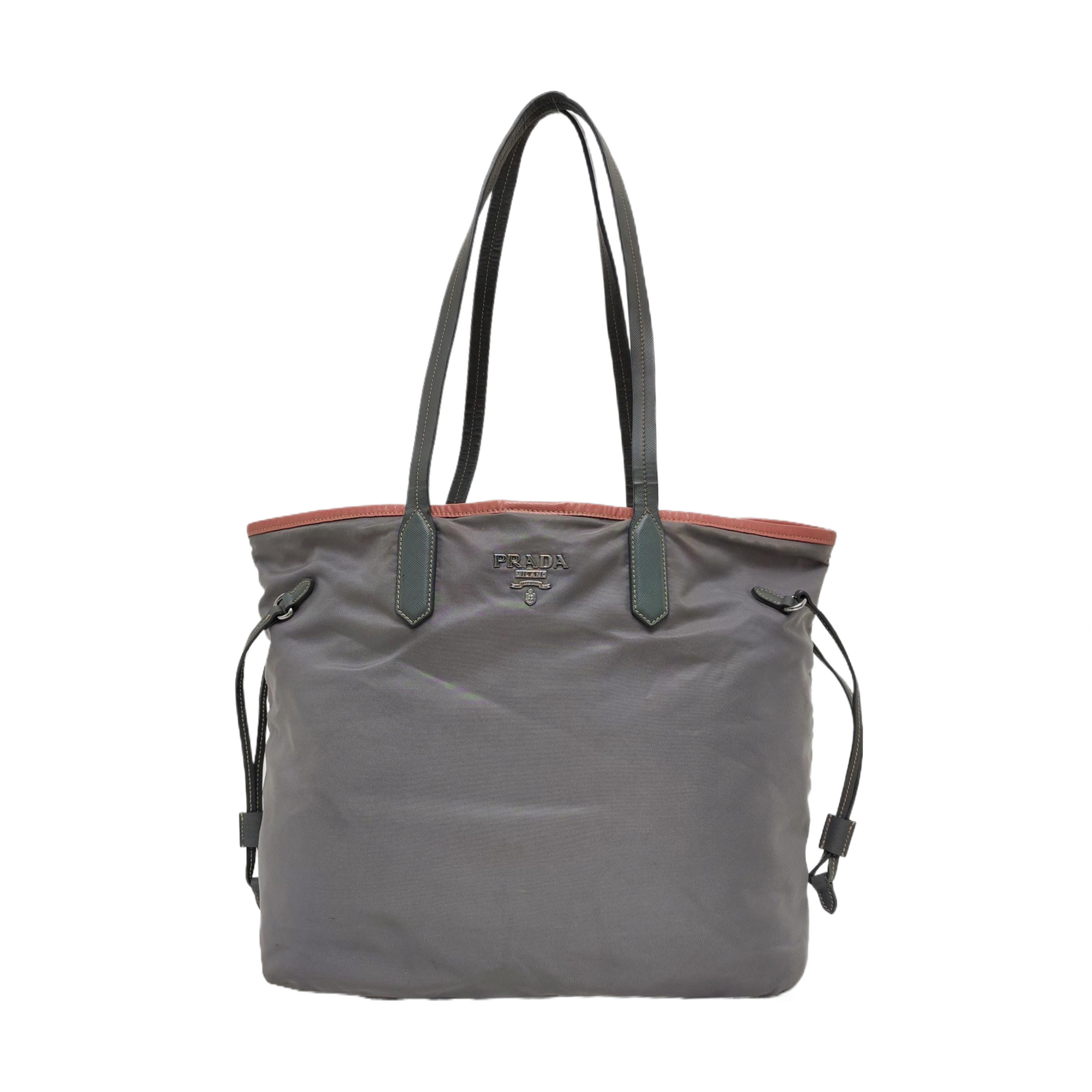Vitello Phenix Tote Nylon Gray