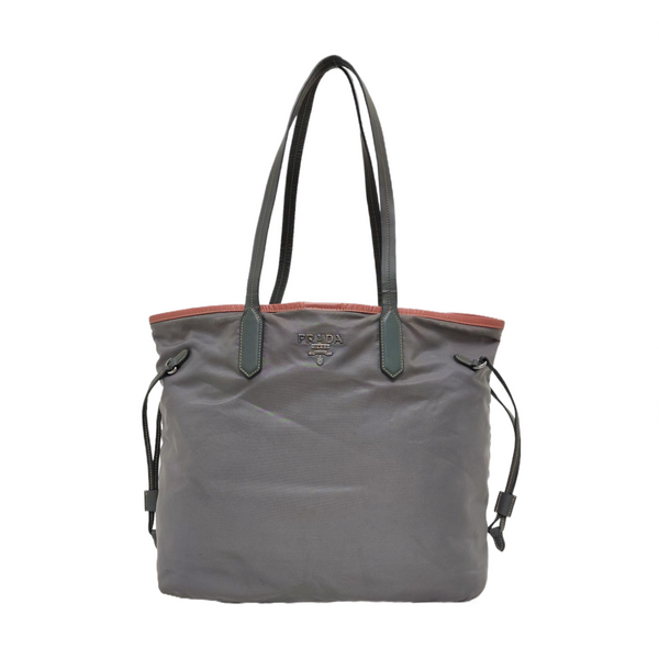 Vitello Phenix Tote Nylon Gray