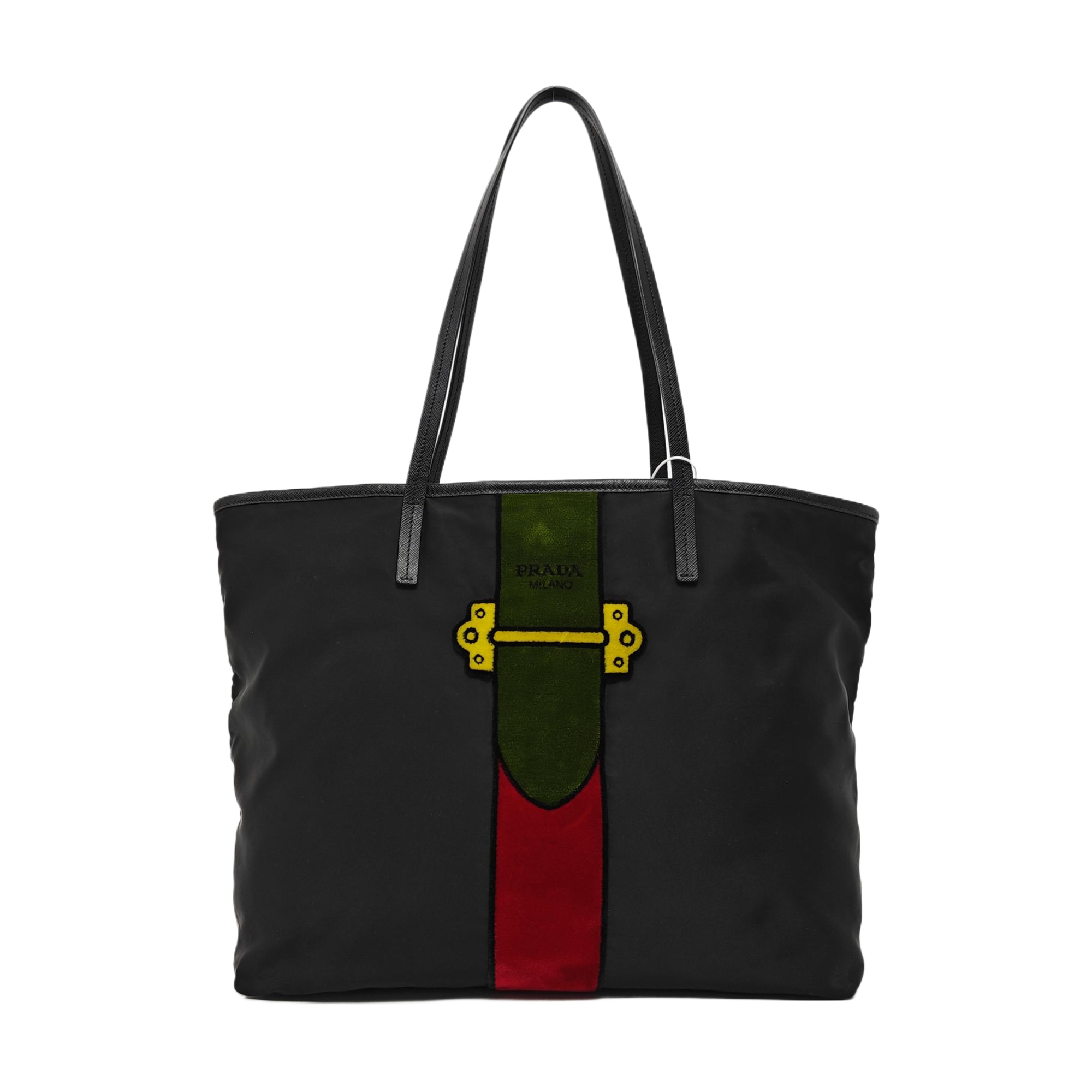 Nylon Tote Bag Black