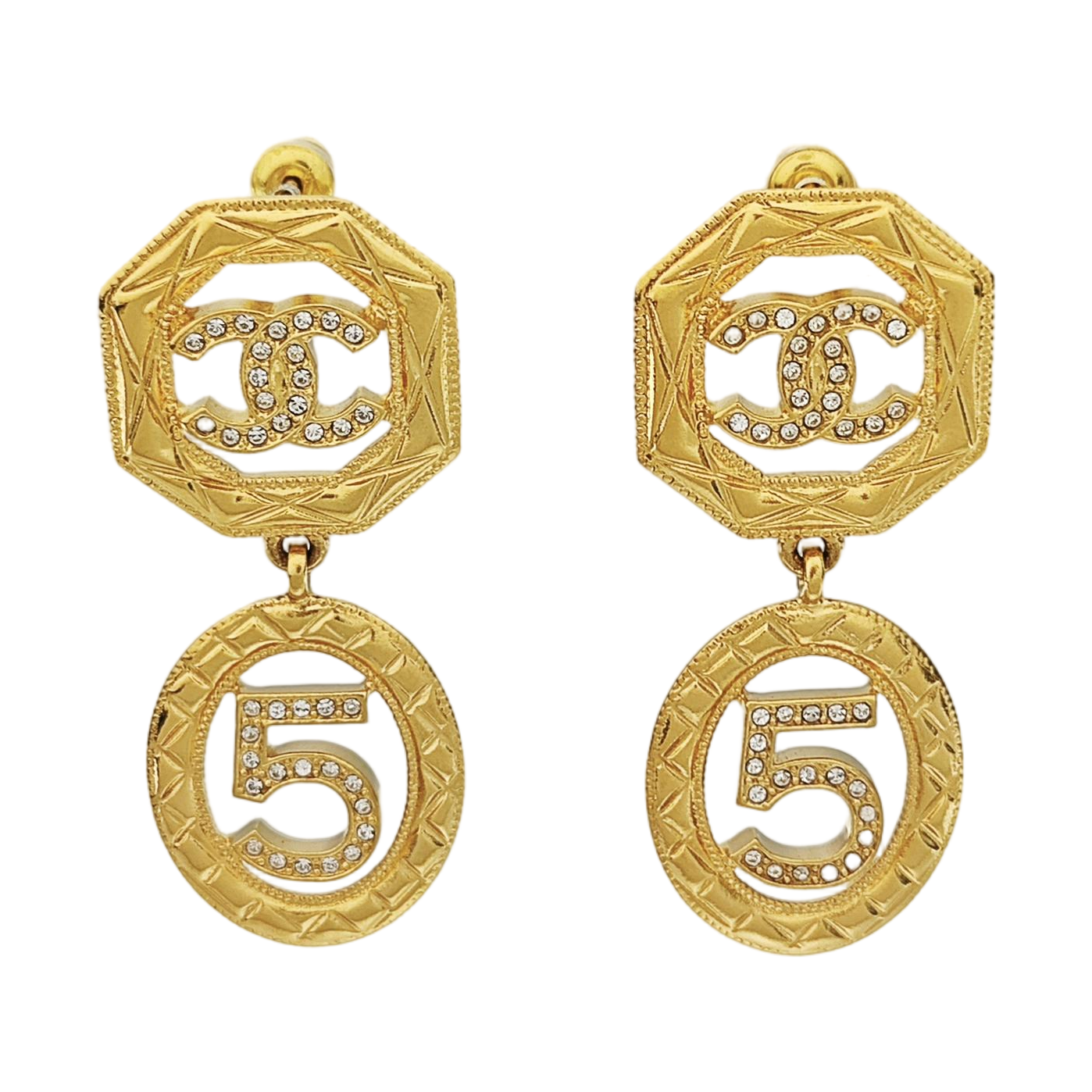 Metal Gold Earrings