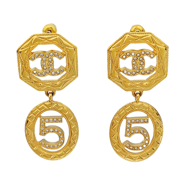 Metal Gold Earrings