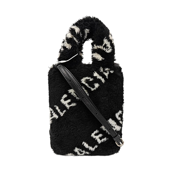 Fabric Shoulder Bag Black