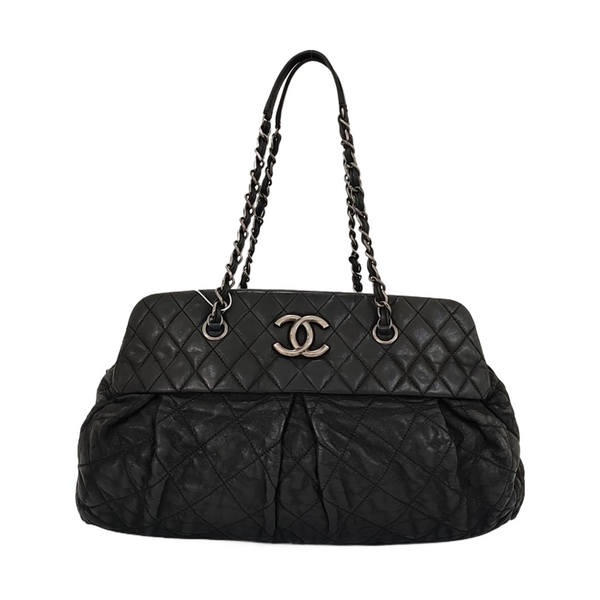 IRIDESCENT Quilted Calfskin Gray
