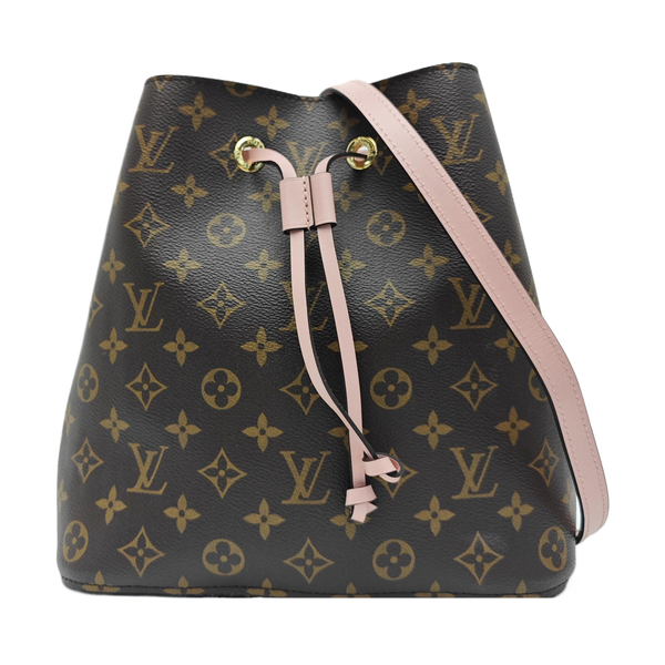 NÉONOÉ MM Monogram Coated Canvas Brown