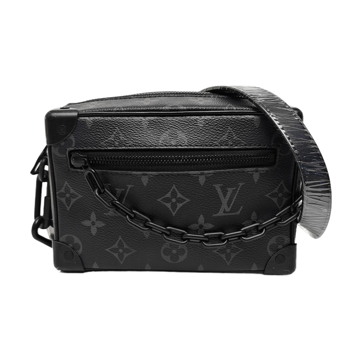 SOFT TRUNK Mini Monogram Coated Canvas Black
