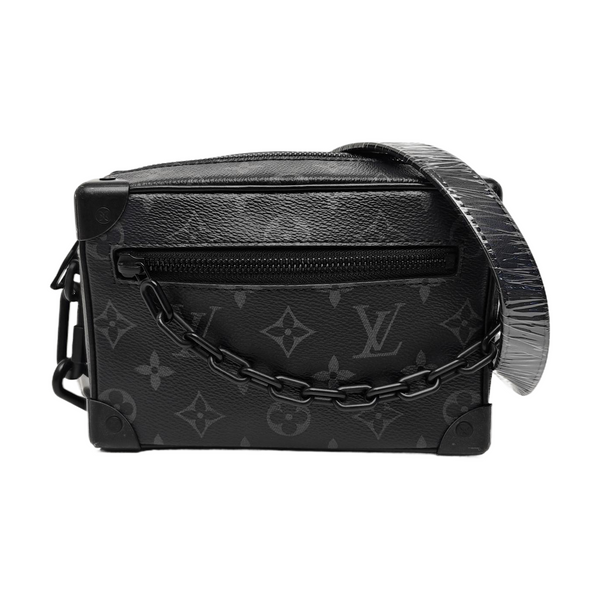 SOFT TRUNK Mini Monogram Coated Canvas Black