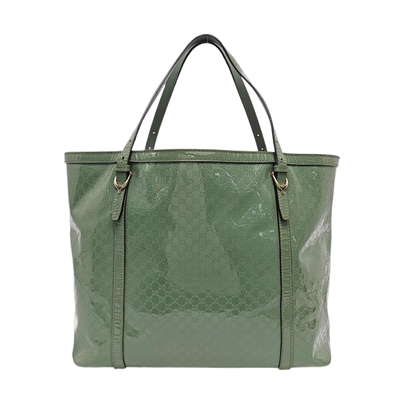 Microguccissima Monogram Calfskin Green