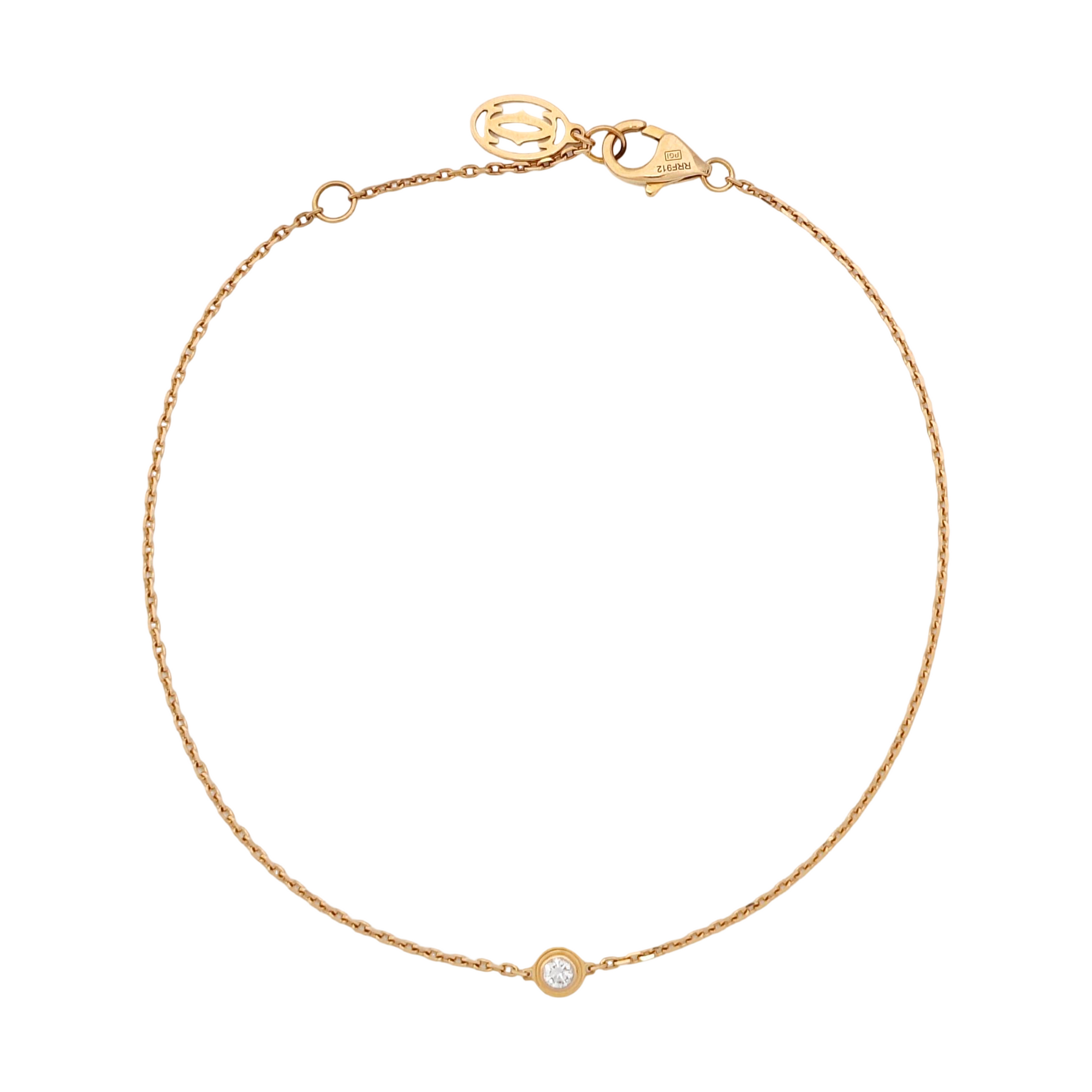 CARTIER D'AMOUR 18k Rose Gold Bracelet