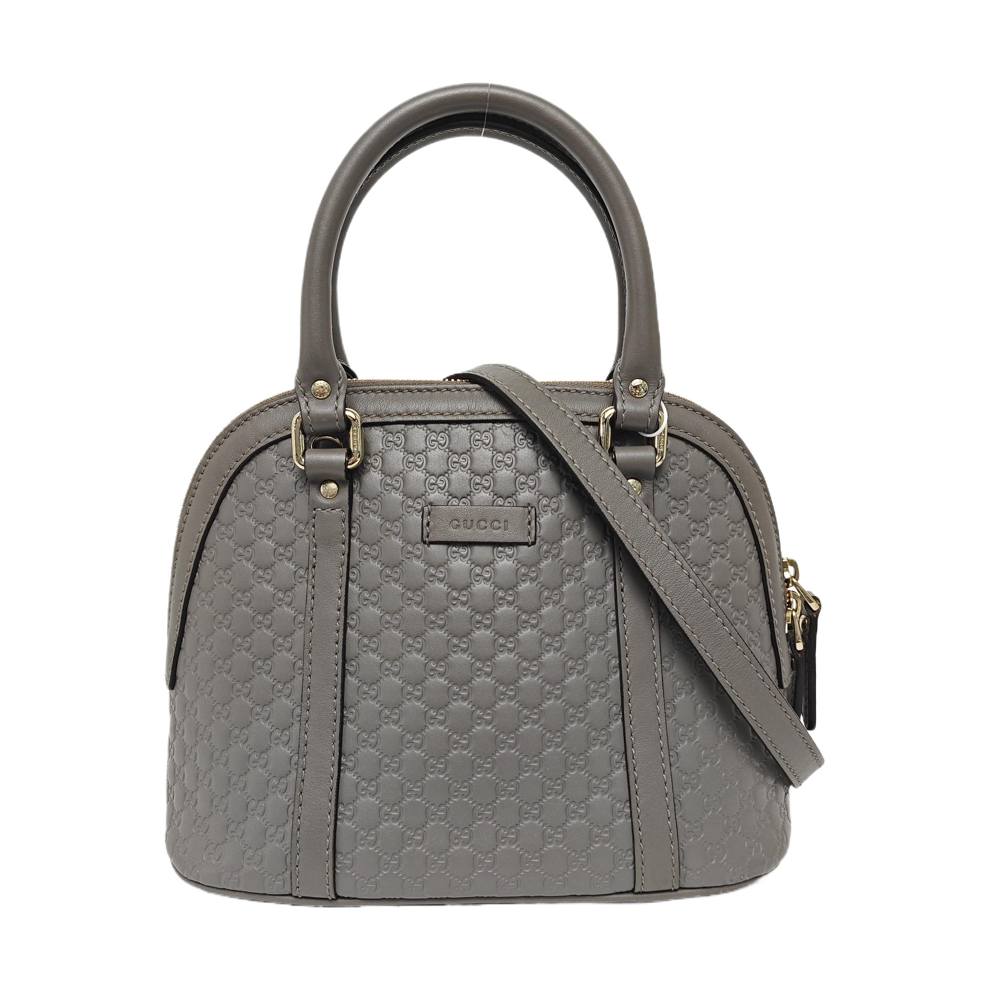 Microguccissima Monogram Calfskin Gray