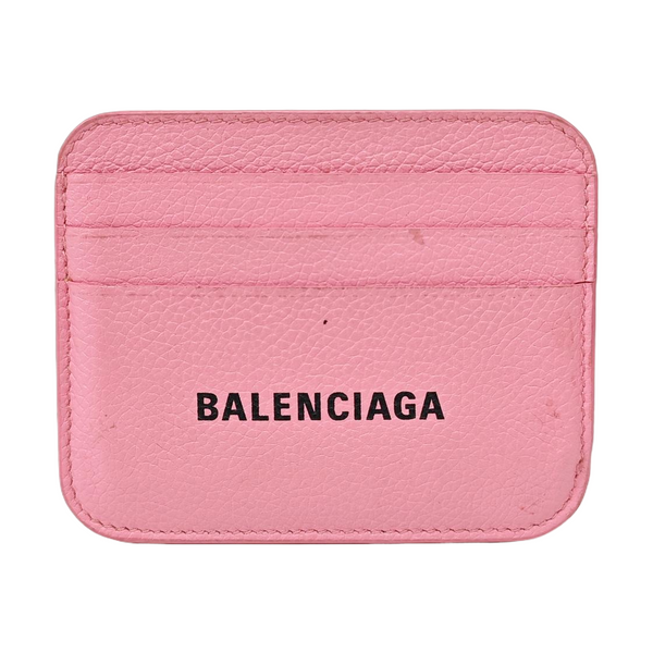 Cash Calfskin Pink Card Holder