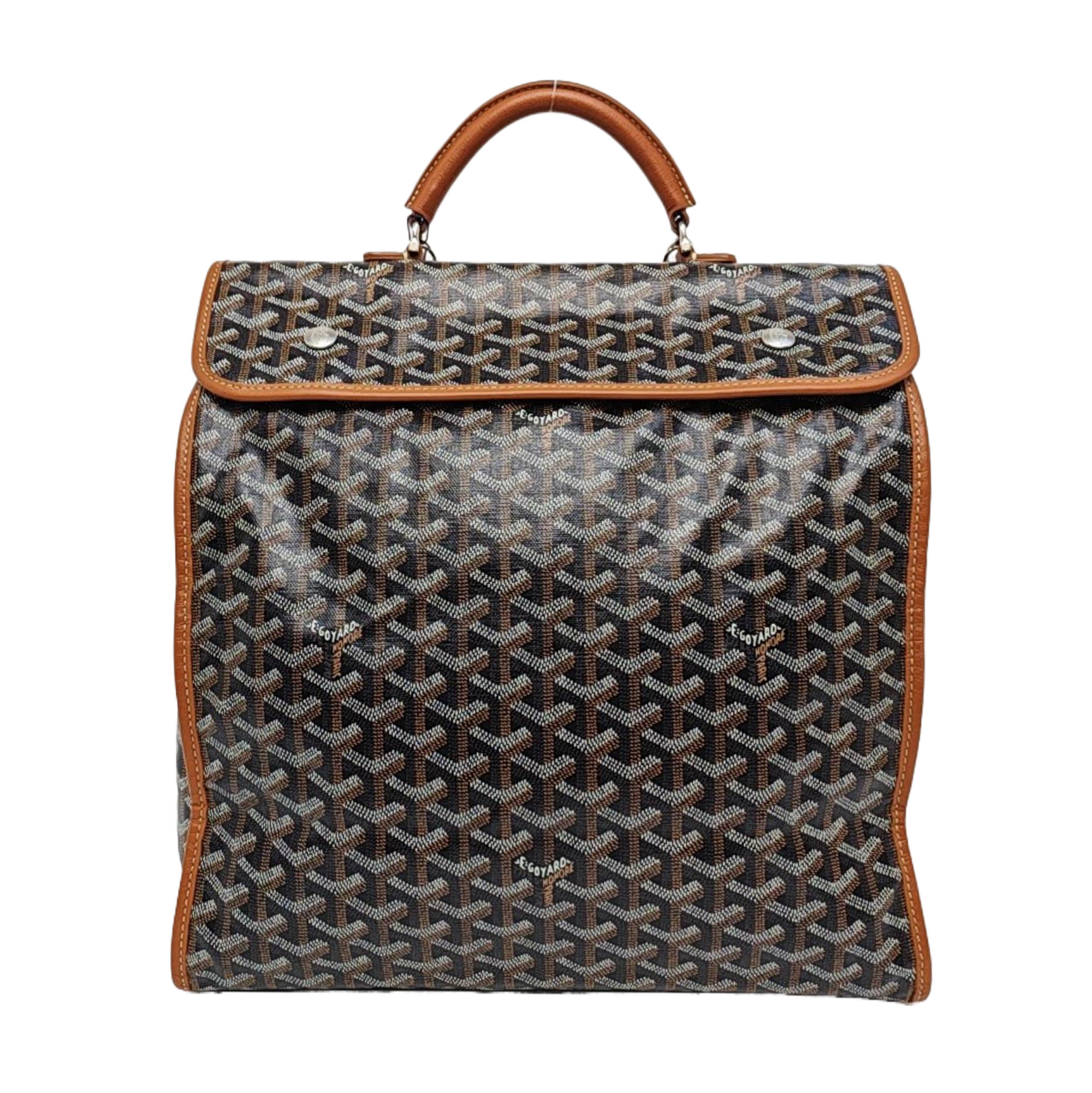 Saint Léger Coated Canvas Brown