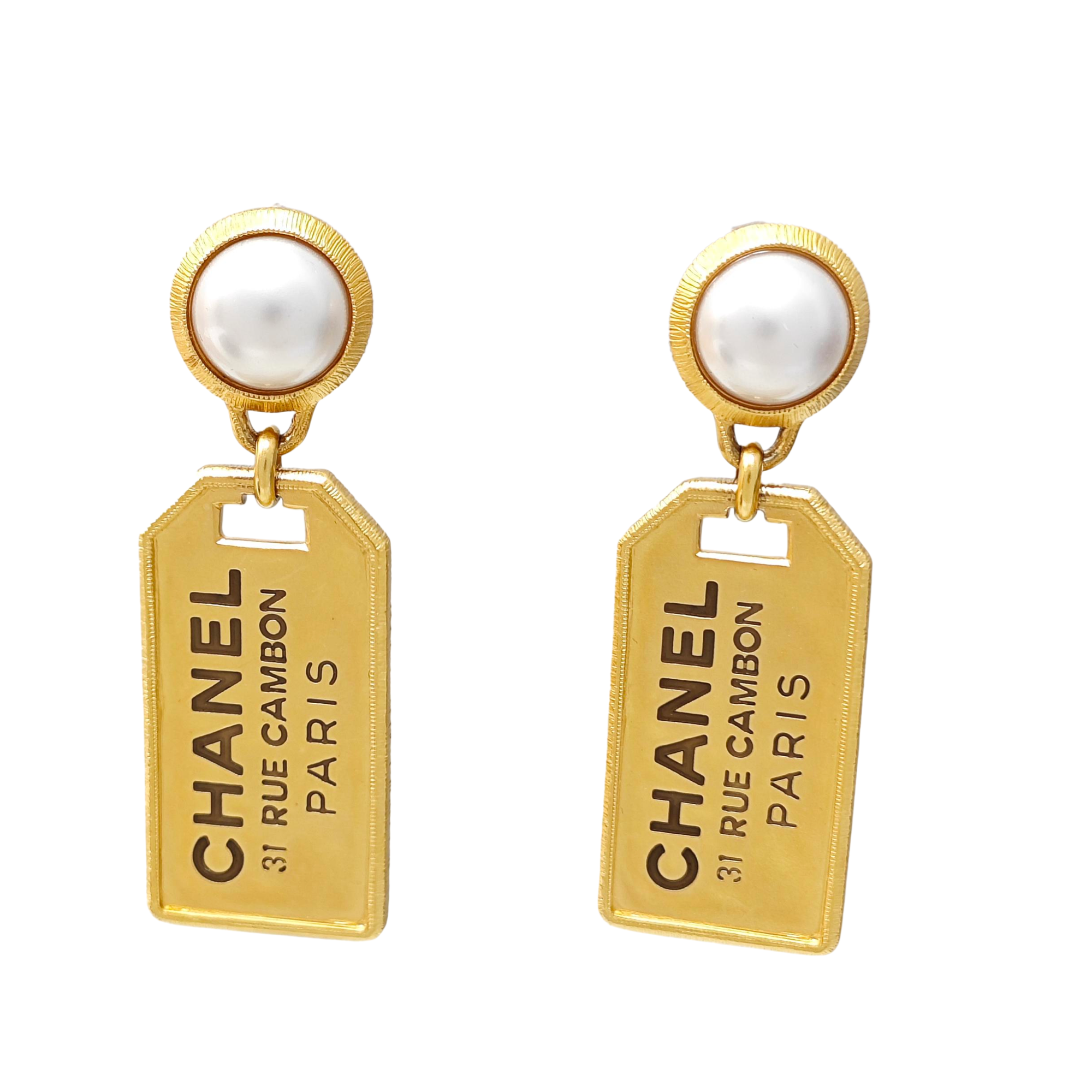 Metal Gold Stud Earrings