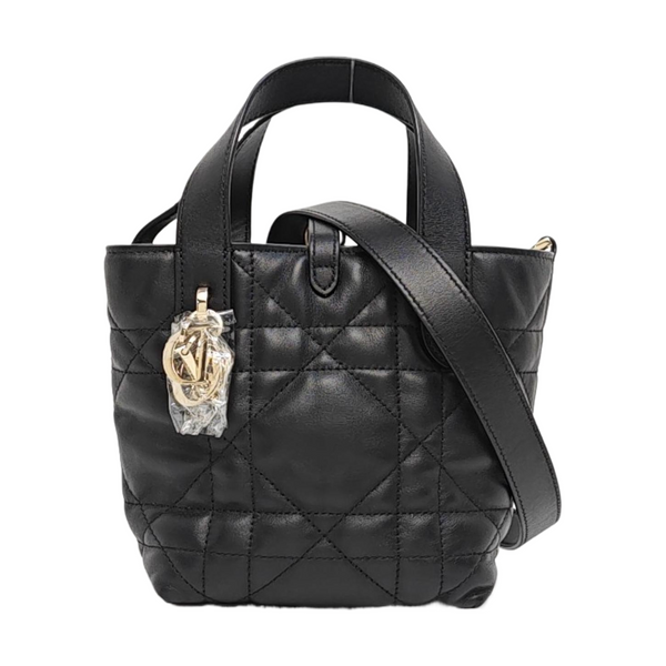 Toujours Nano Cannage Calfskin Black
